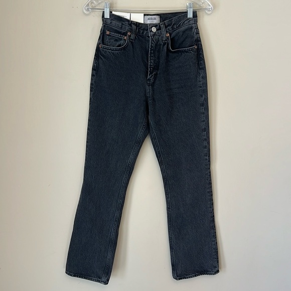 NWT Aritzia AGOLDE High Rise Vintage Boot in Percolate size 23 - Picture 3 of 11